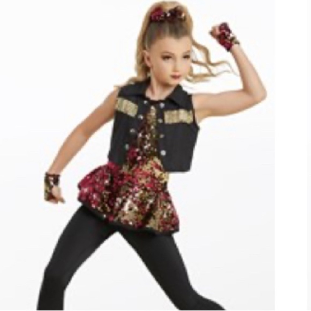 DISCONTINUED Weissman’s Sparkly Two Piece Dance Costume